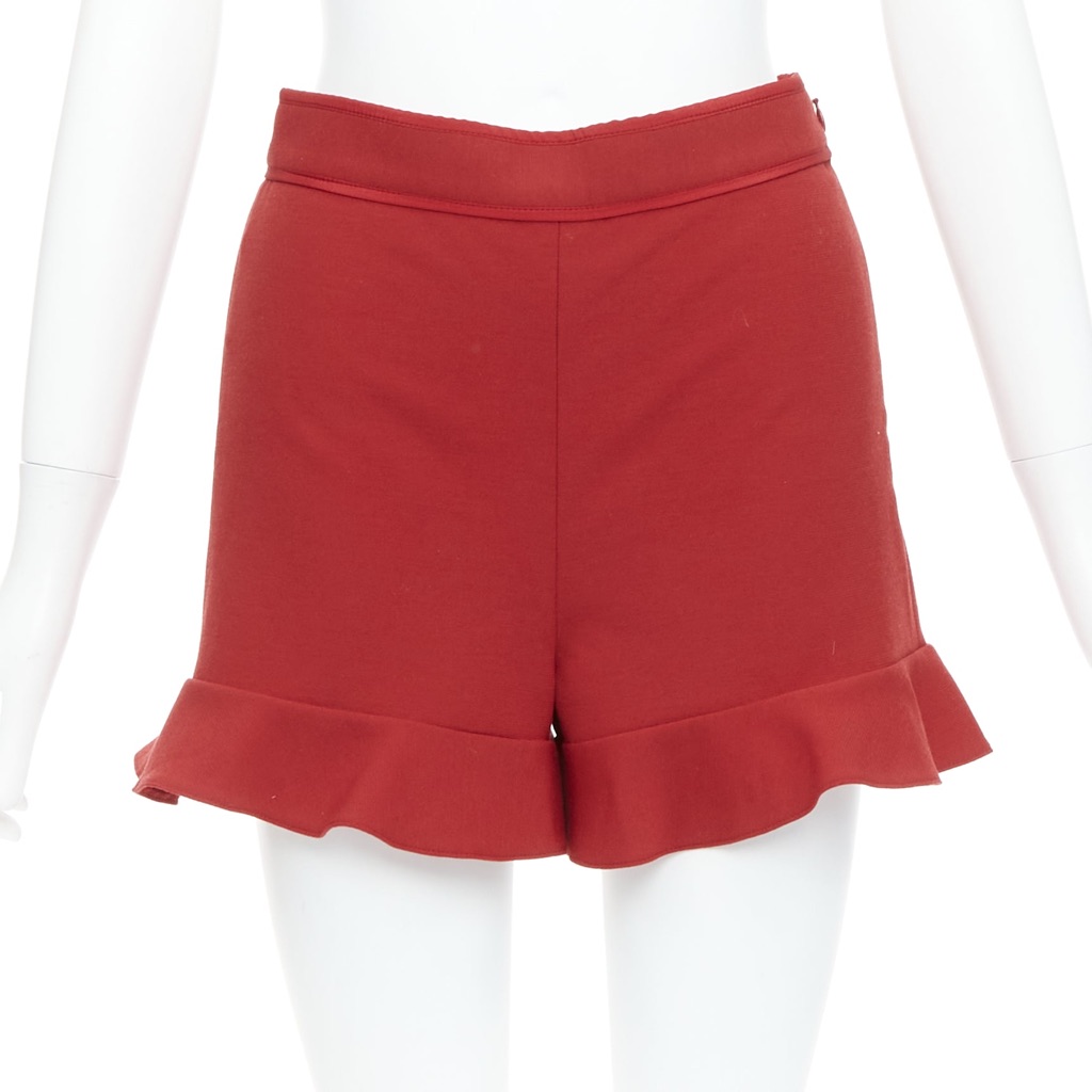 Red Valentino Garavani Ruffle High Shorts