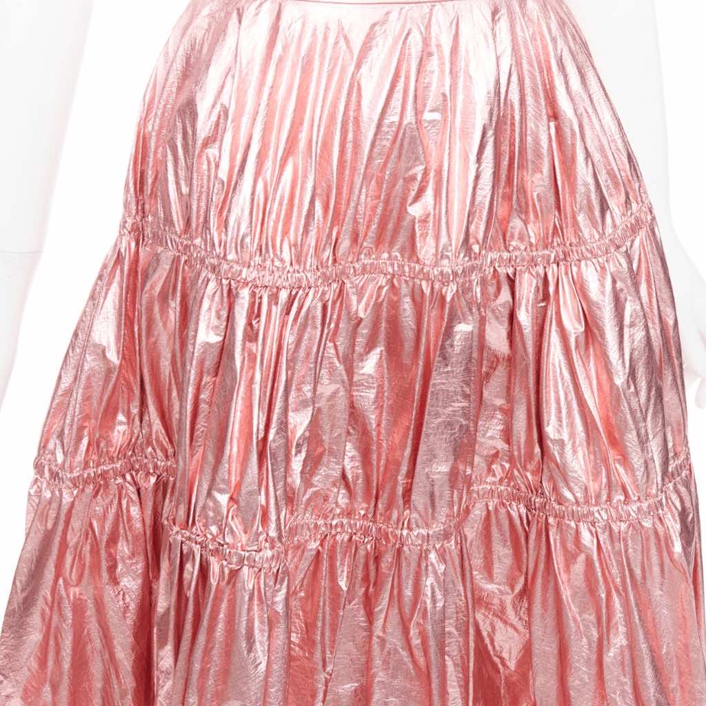 Rejina Pyo Pink Tiered Skirt - Back view