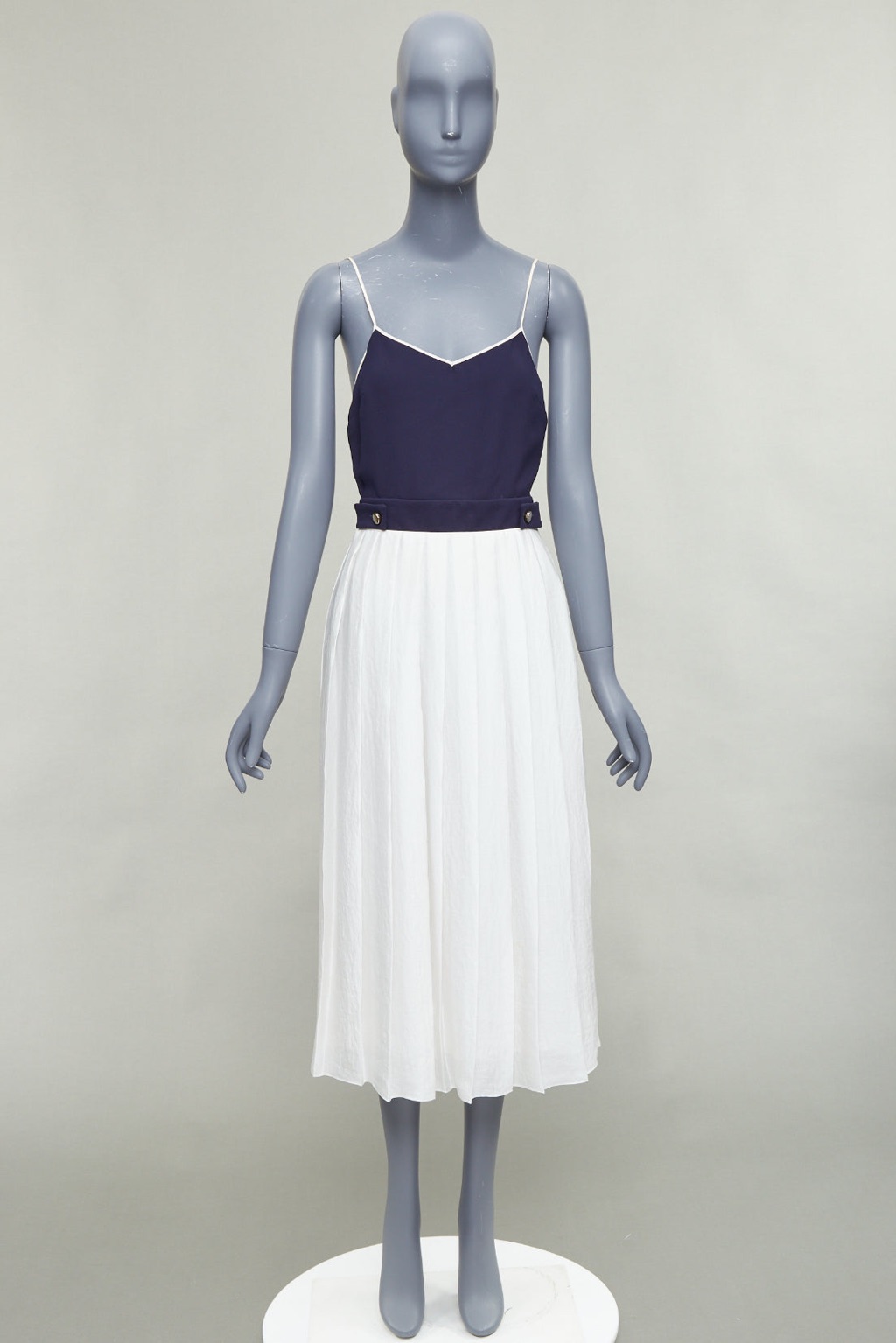 Vvb Victoria Beckham Pleated Strappy Dress - Image 11