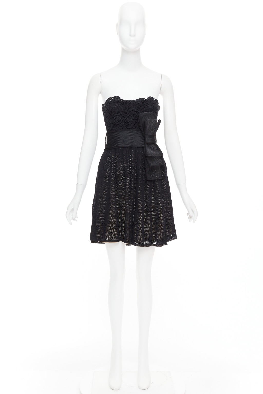 Red Valentino Garavani Bow Embellished Dress - Image 11
