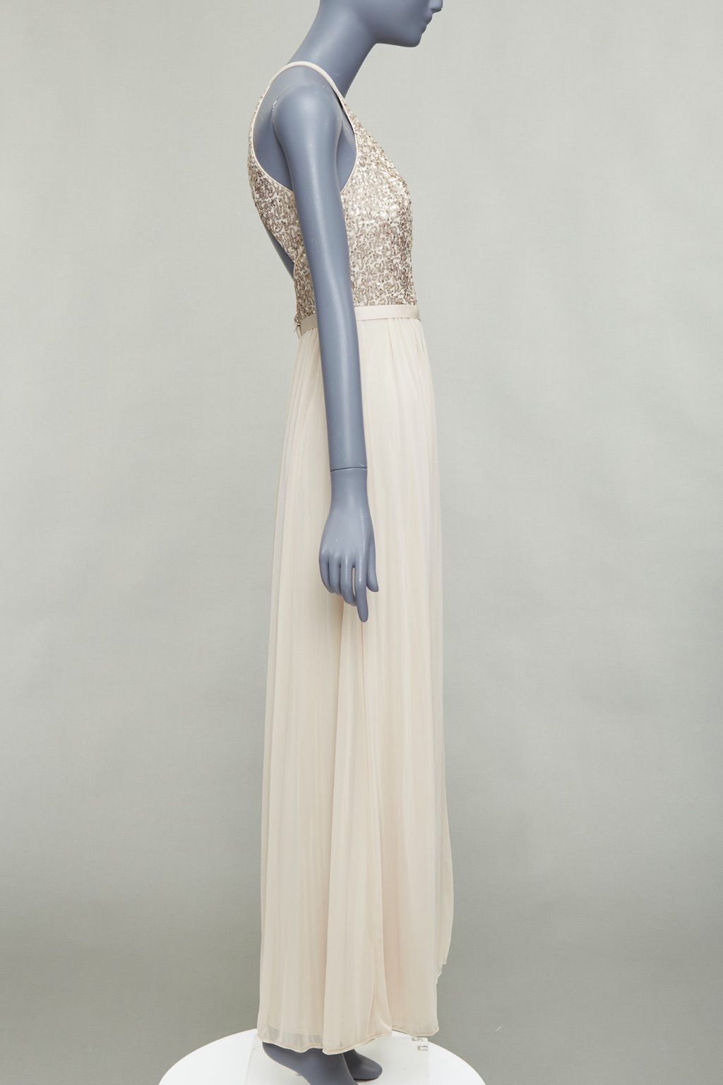 David's Bridal Sequin Goddess Dress - 4