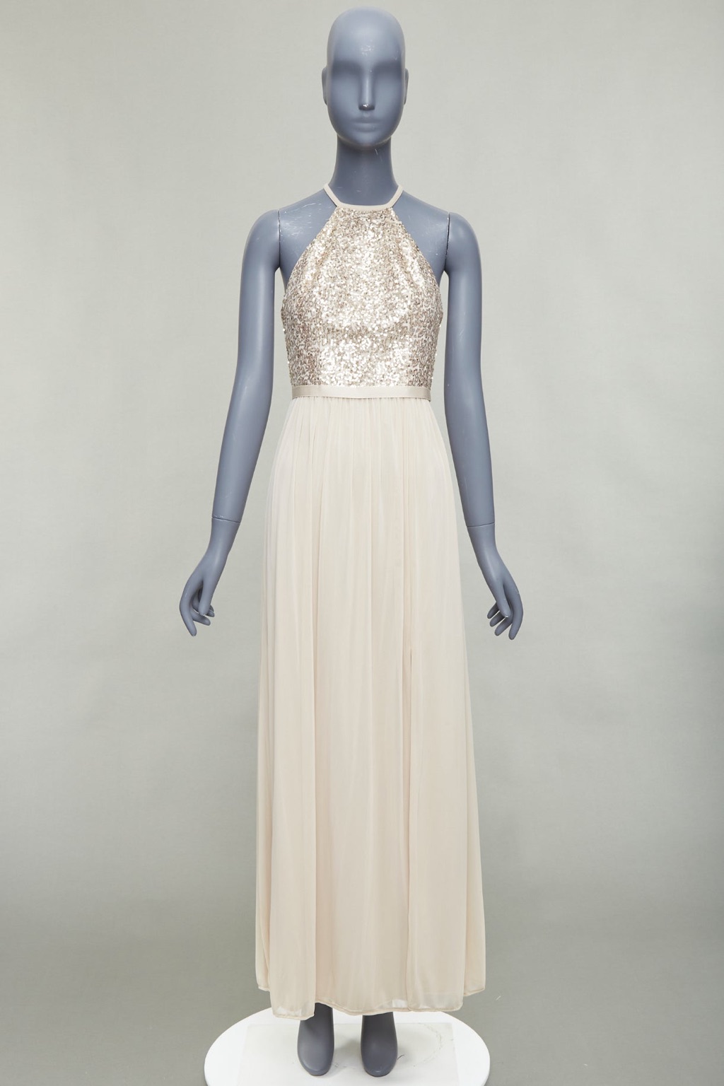 David's Bridal Sequin Goddess Dress - Image 11