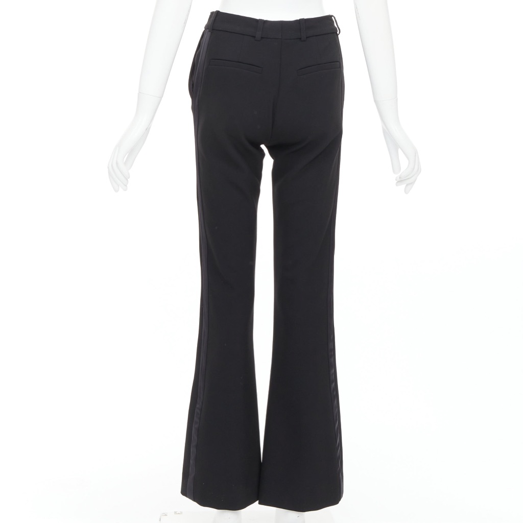 VVB Victoria Beckham Flare Wide Trousers - Side view