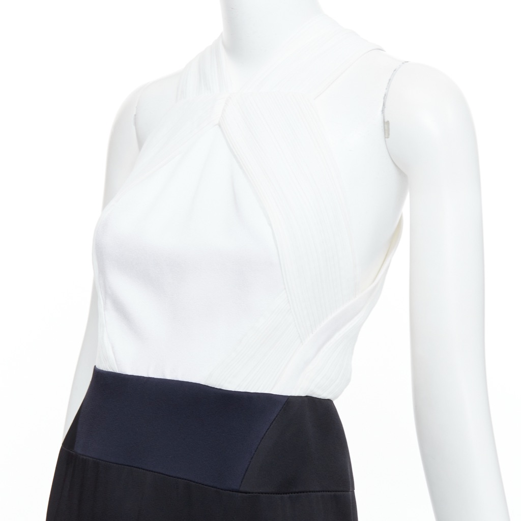 Galvan Pleated Satin Long Gown - Detail 2