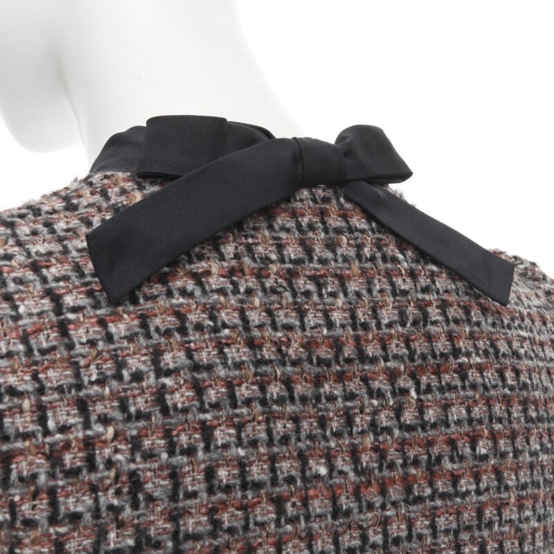 Red Valentino Garavani Tweed Skirt Set - Back view