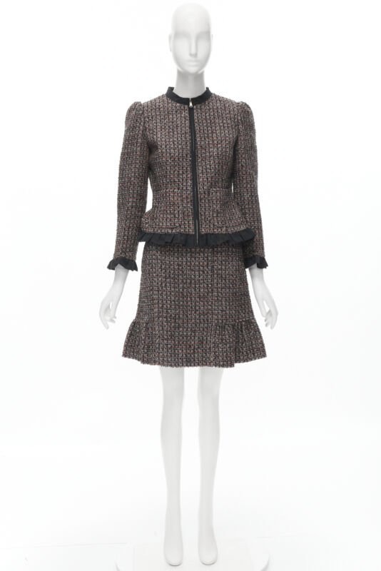 Red Valentino Garavani Tweed Skirt Set - Image 13
