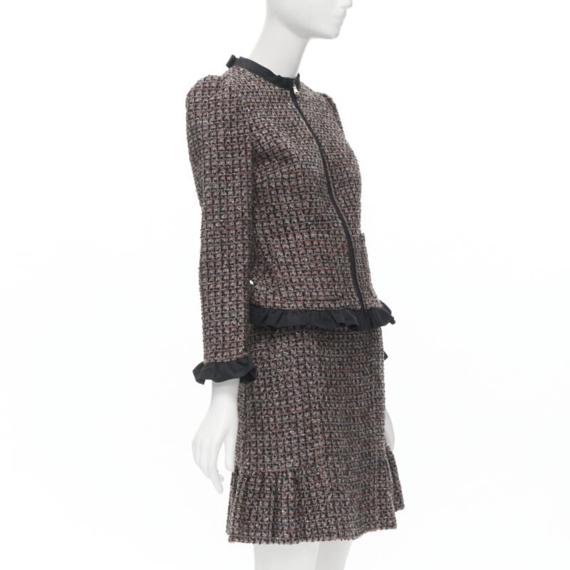 Red Valentino Garavani Tweed Skirt Set - Image 6