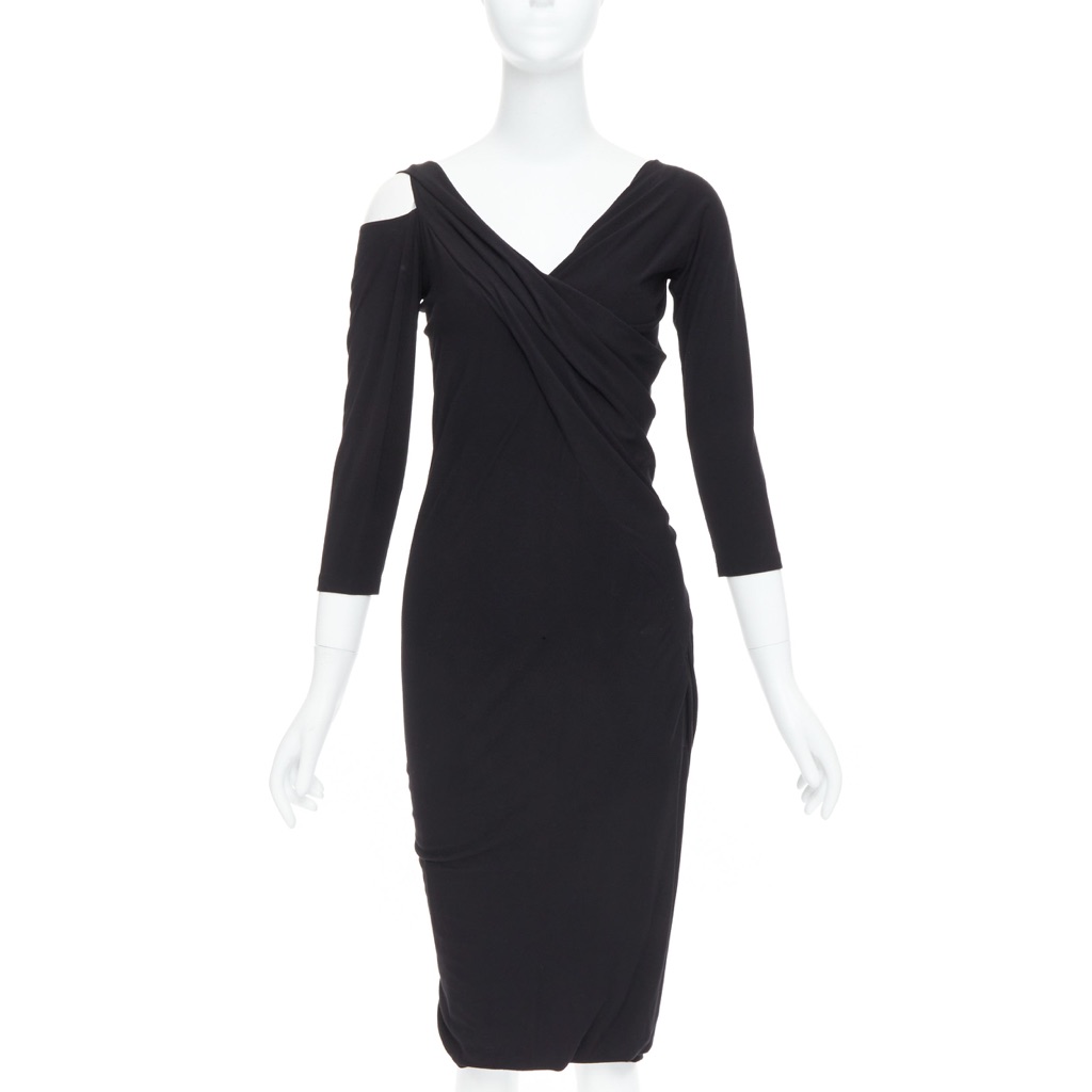 Donna Karan Cold Shoulder Dress