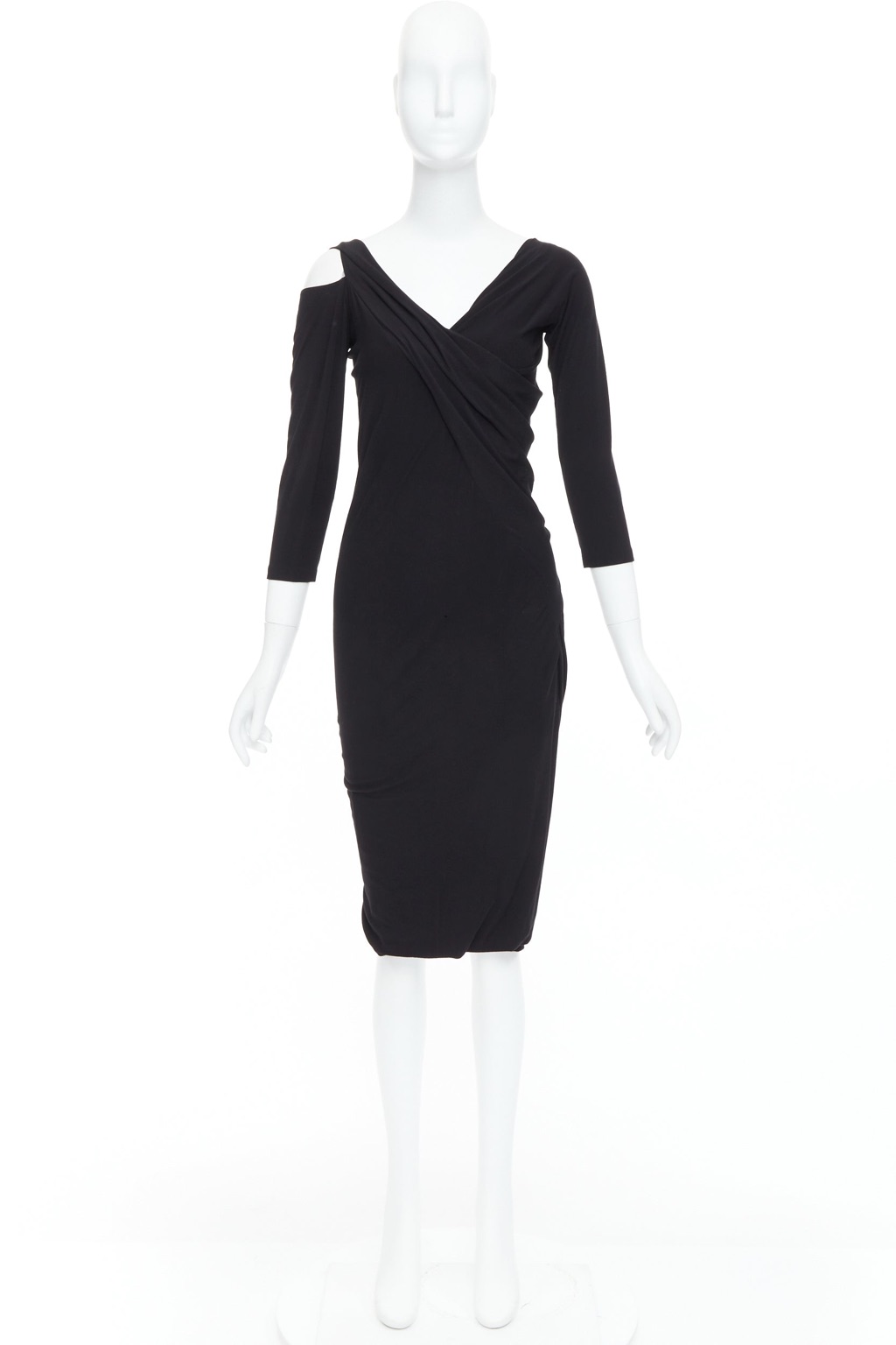 Donna Karan Cold Shoulder Dress - Image 11