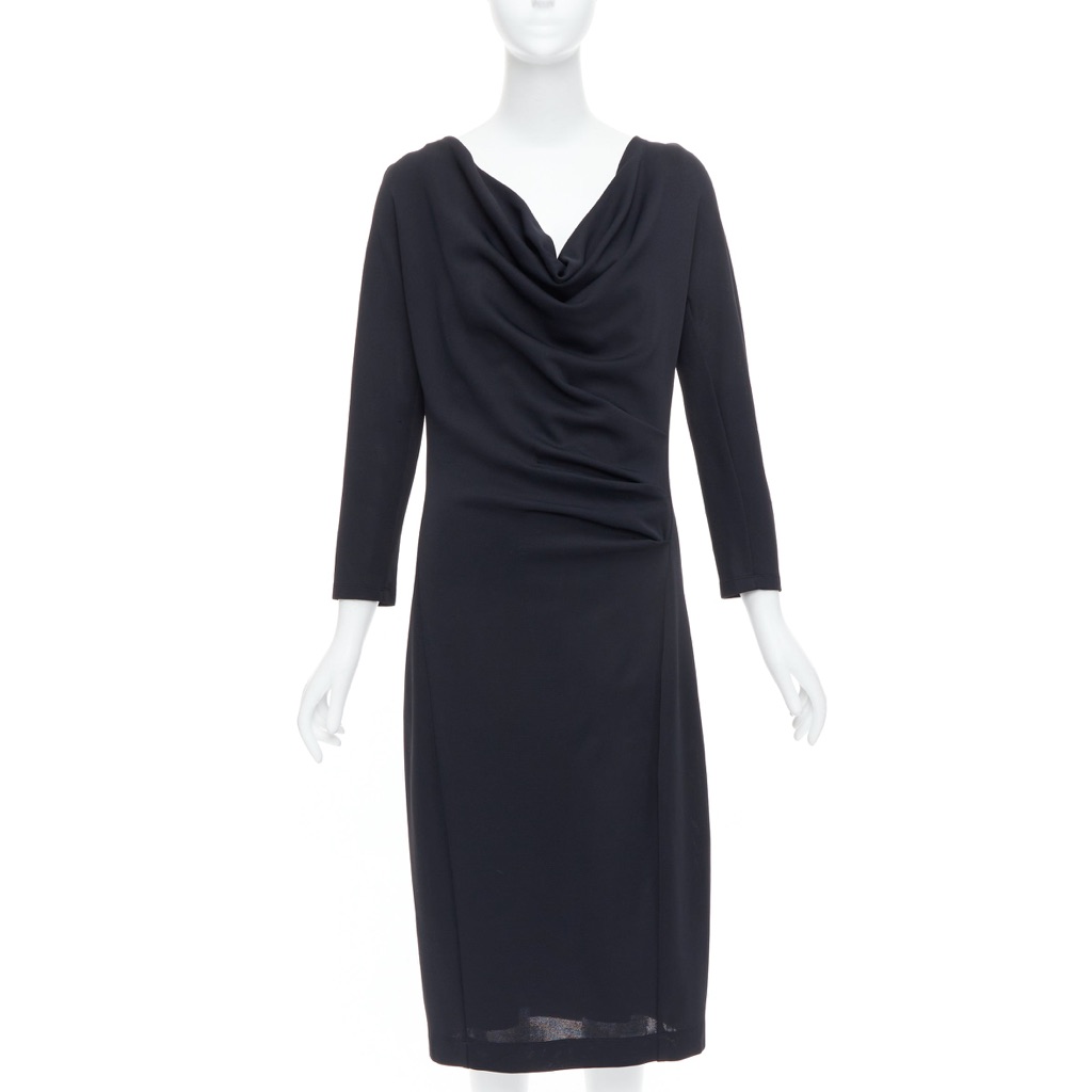 Donna Karan Cowl Neck Dress