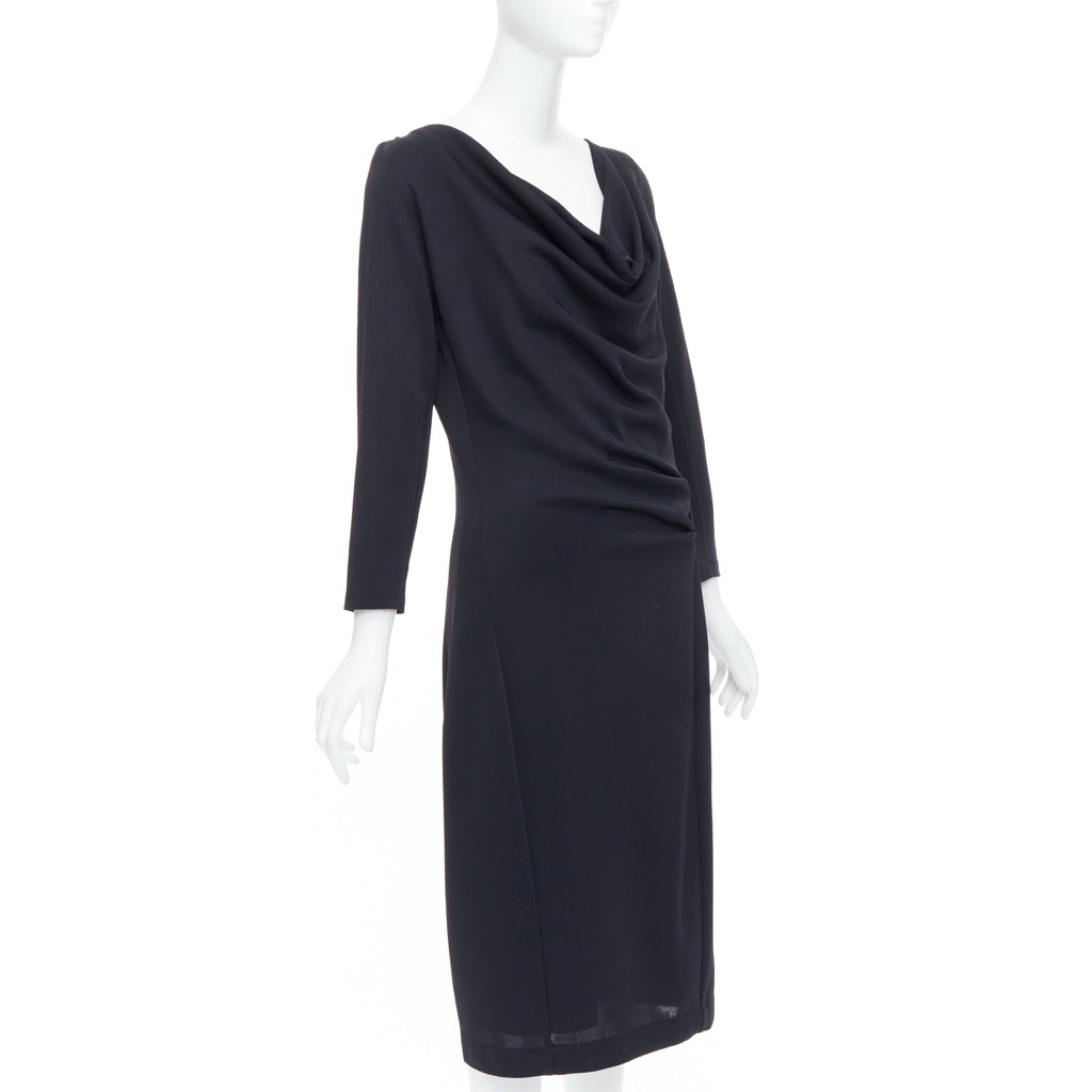 Donna Karan Cowl Neck Dress - Image 6