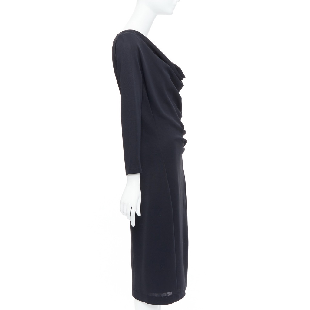 Donna Karan Cowl Neck Dress - 4