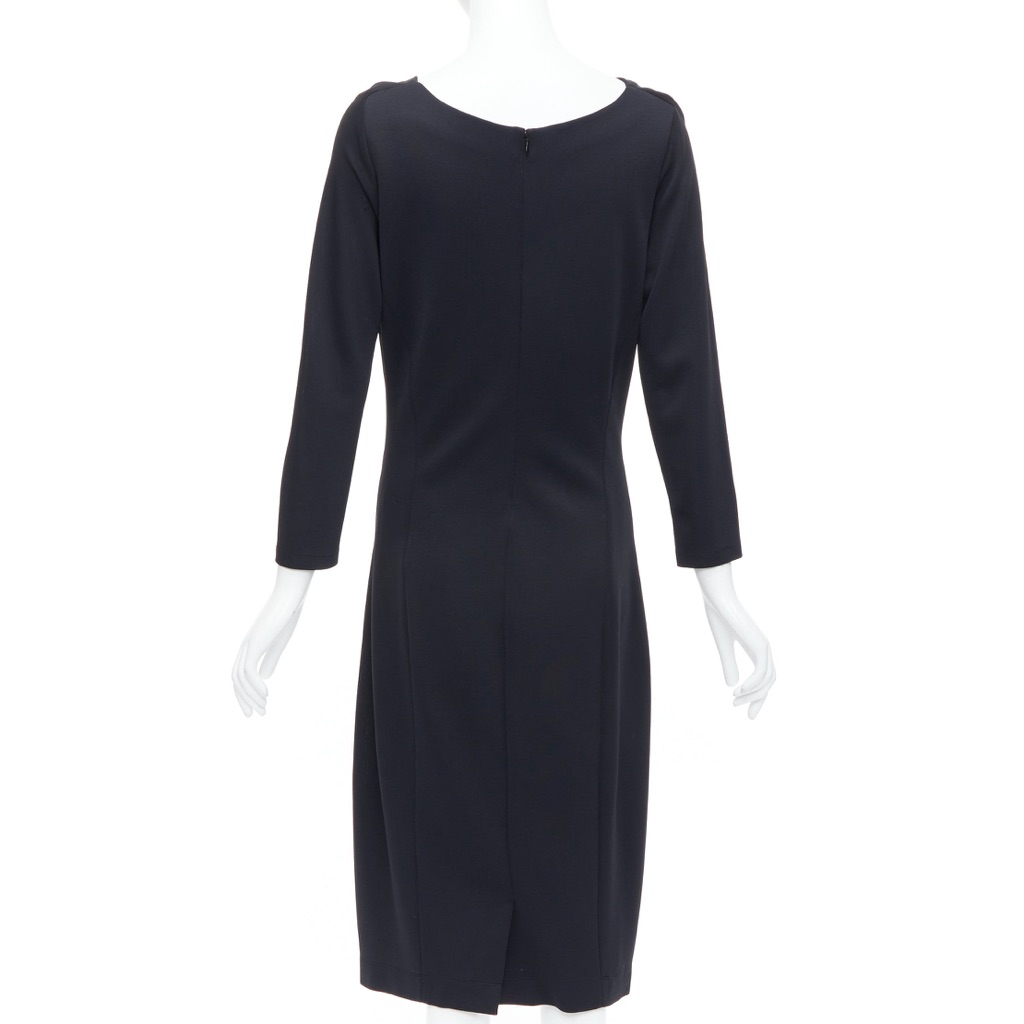 Donna Karan Cowl Neck Dress - Side view