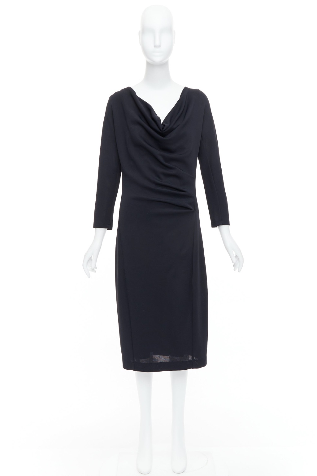 Donna Karan Cowl Neck Dress - Image 11