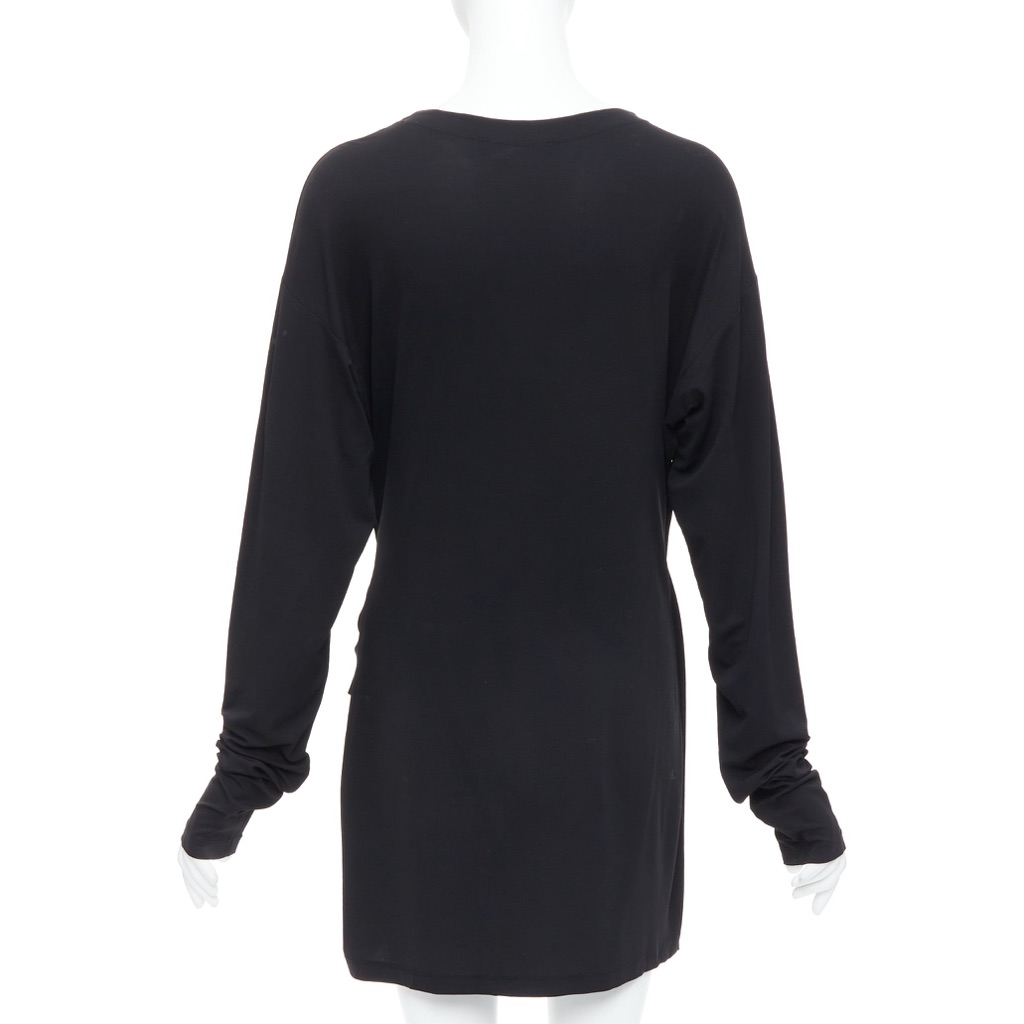Donna Karan V Neck Mini Dress - Side view