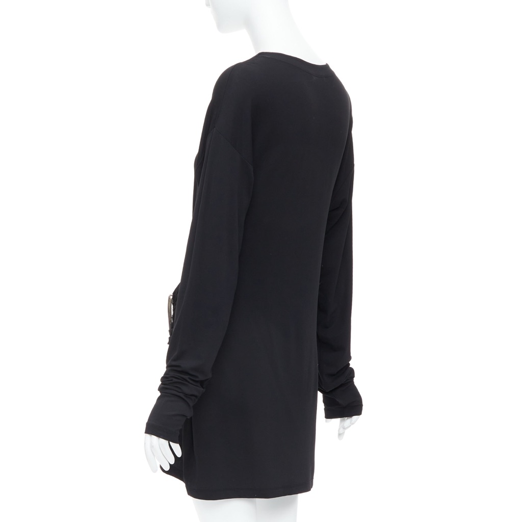 Donna Karan V Neck Mini Dress - Detail 1