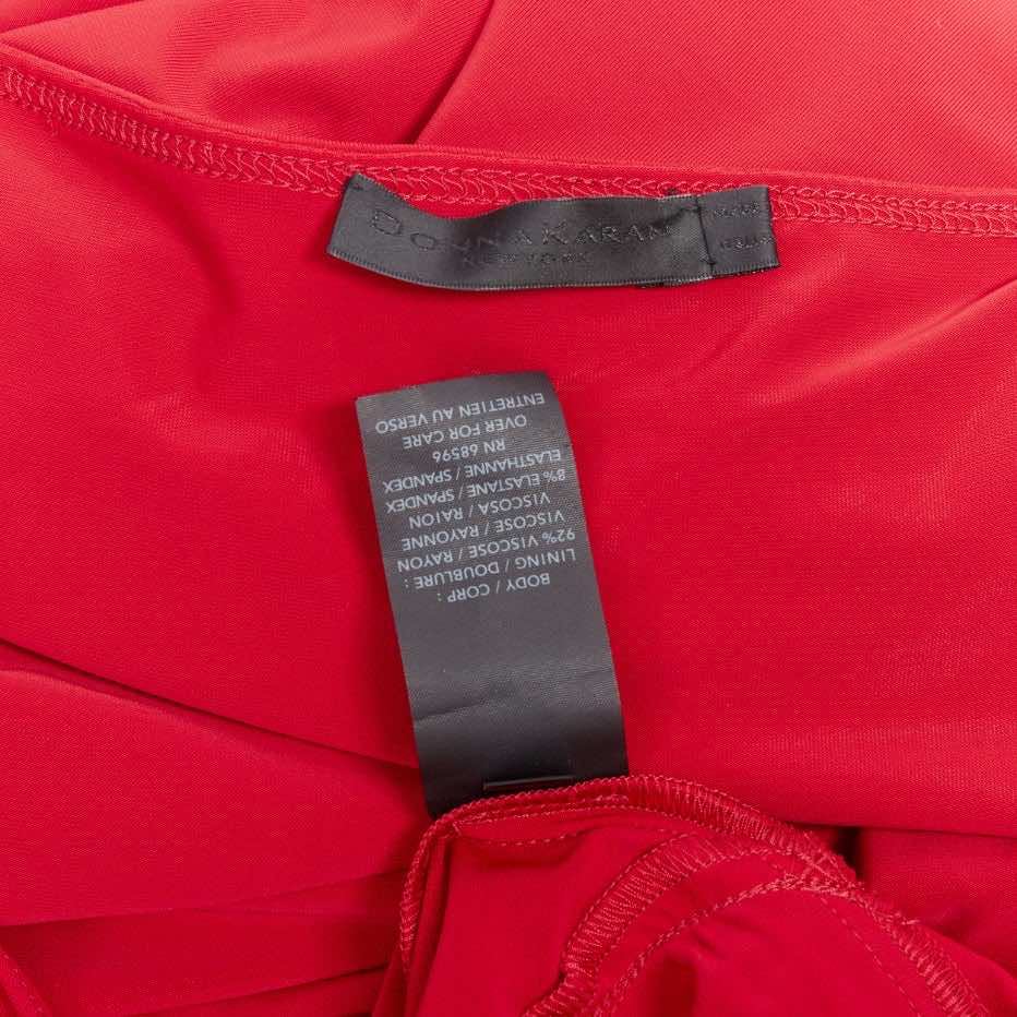 Donna Karan Tuck Draped Dress - Image 10