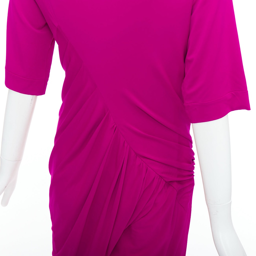 Donna Karan Tuck Draped Dress - Detail 2