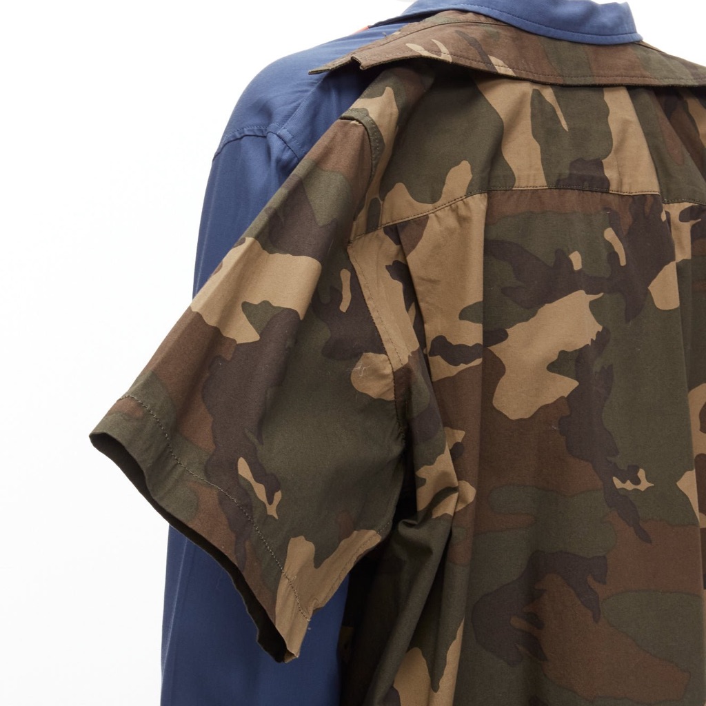 Miharayasuhiro Vintage Badge Shirt - Back view