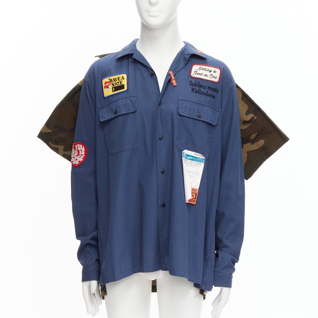 Miharayasuhiro Vintage Badge Shirt - Image 6
