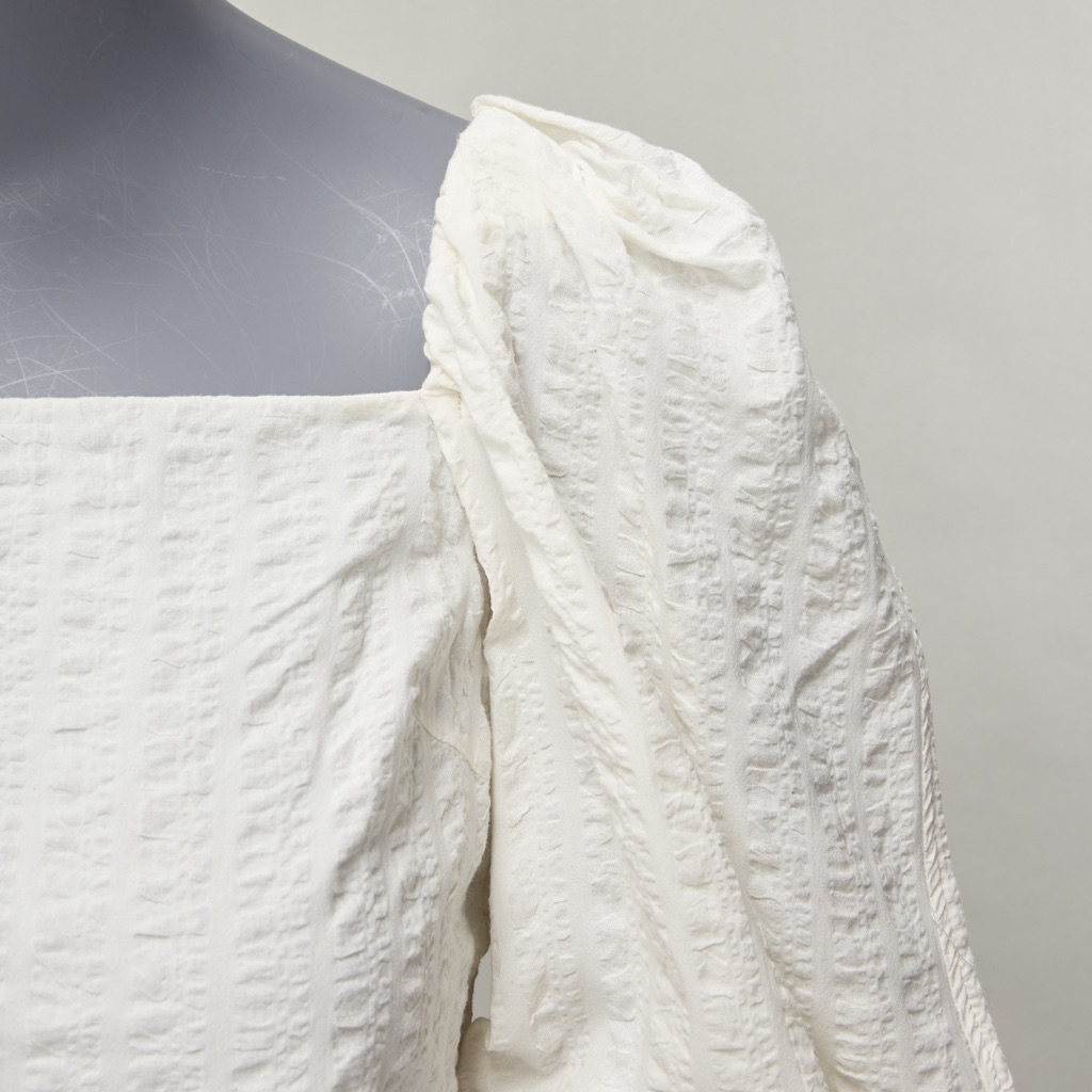 Rejina Pyo Ruched Peasant Top - Detail 2