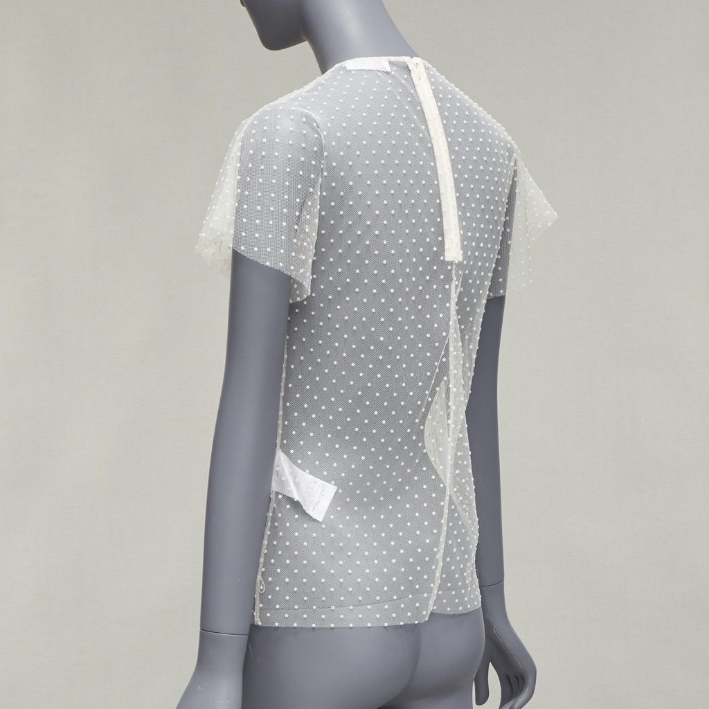 Red Valentino Garavani Polka Dot Sheer Top - Detail 1