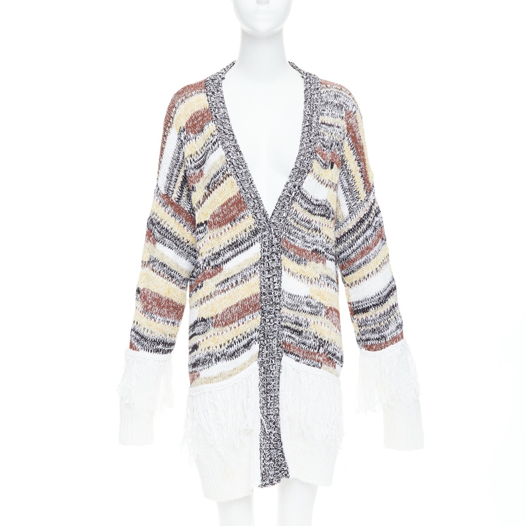 Dondup Fringe Trim Cardigan