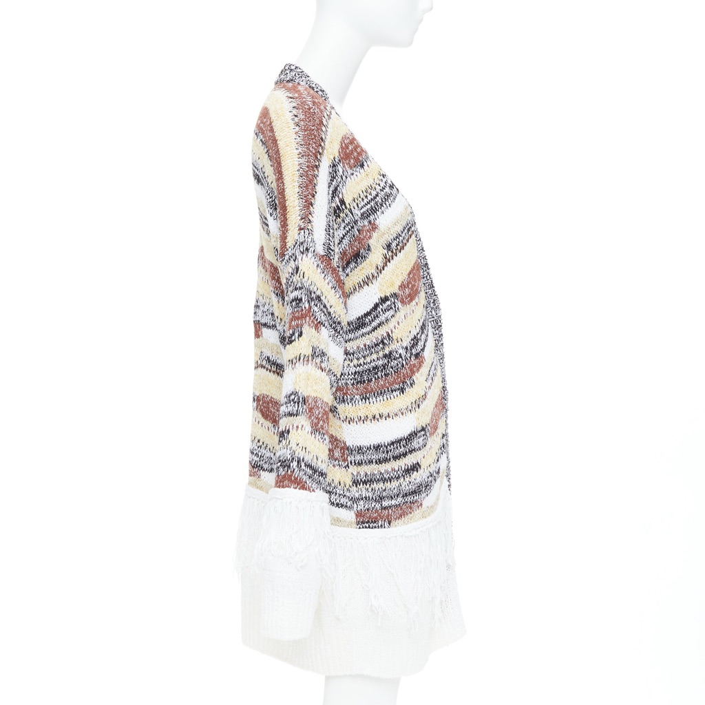 Dondup Fringe Trim Cardigan - Side view
