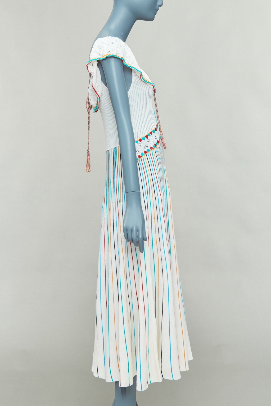 Red Valentino Garavani Bird Embroidery Dress - 4