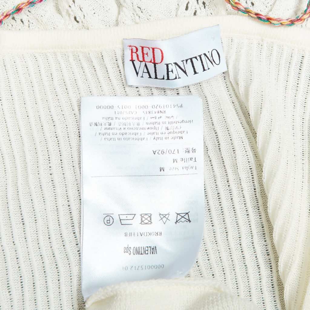 Red Valentino Garavani Bird Embroidery Dress - Image 10