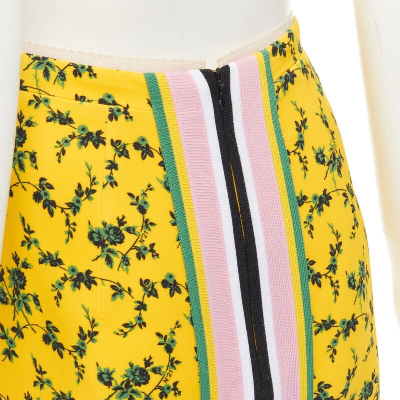 N°21 Leaf Print Skirt - Detail 1