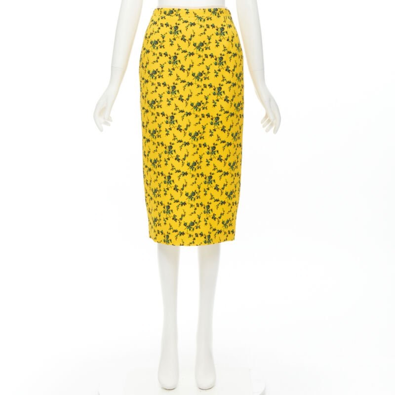 N°21 Leaf Print Skirt - Image 11