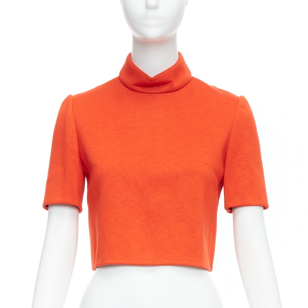 Delpozo Scuba Crop Top