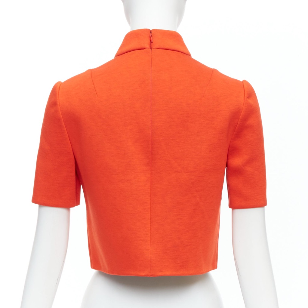 Delpozo Scuba Crop Top - Side view