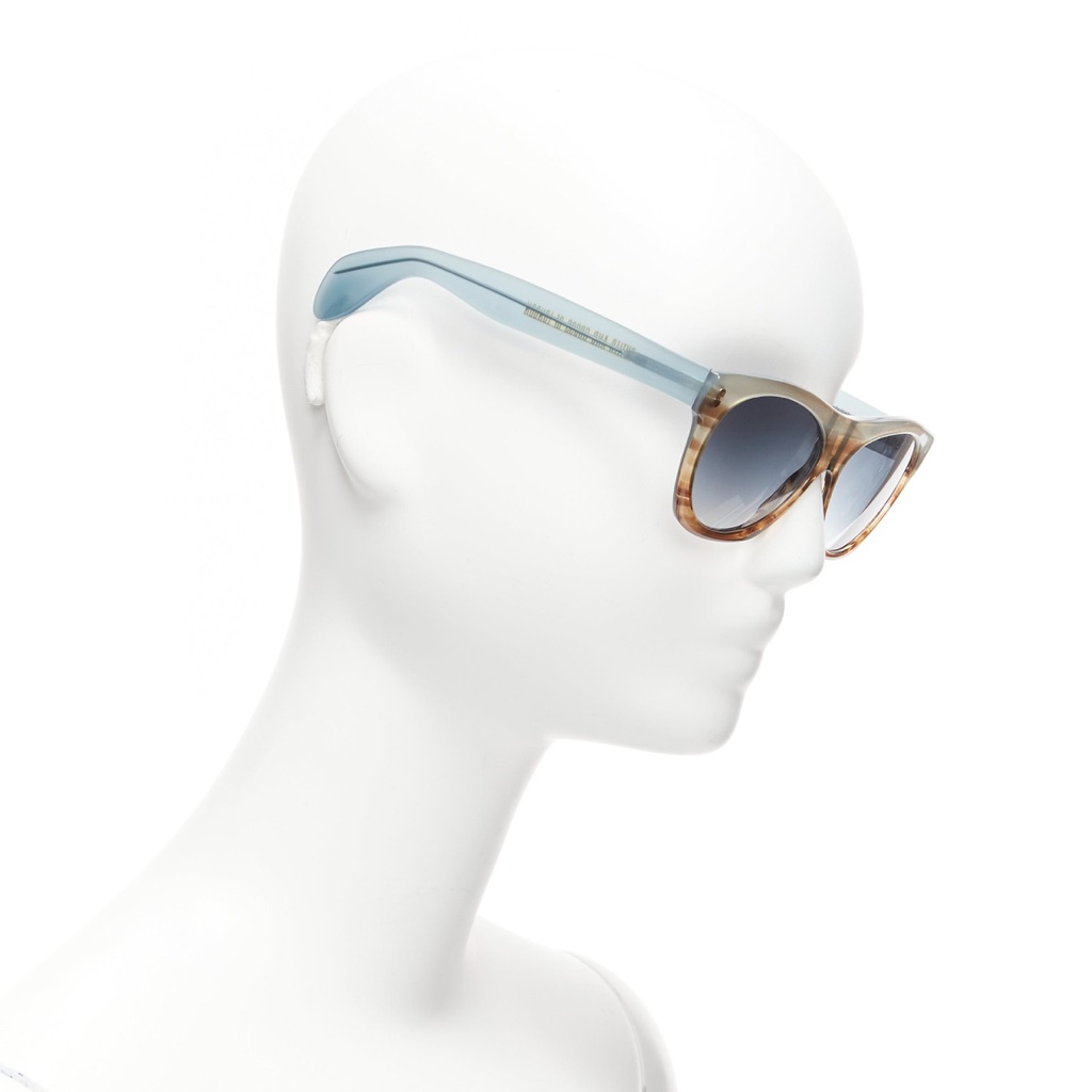 Cutler & Gross Gradient Frame Blue Sunglasses - Back view