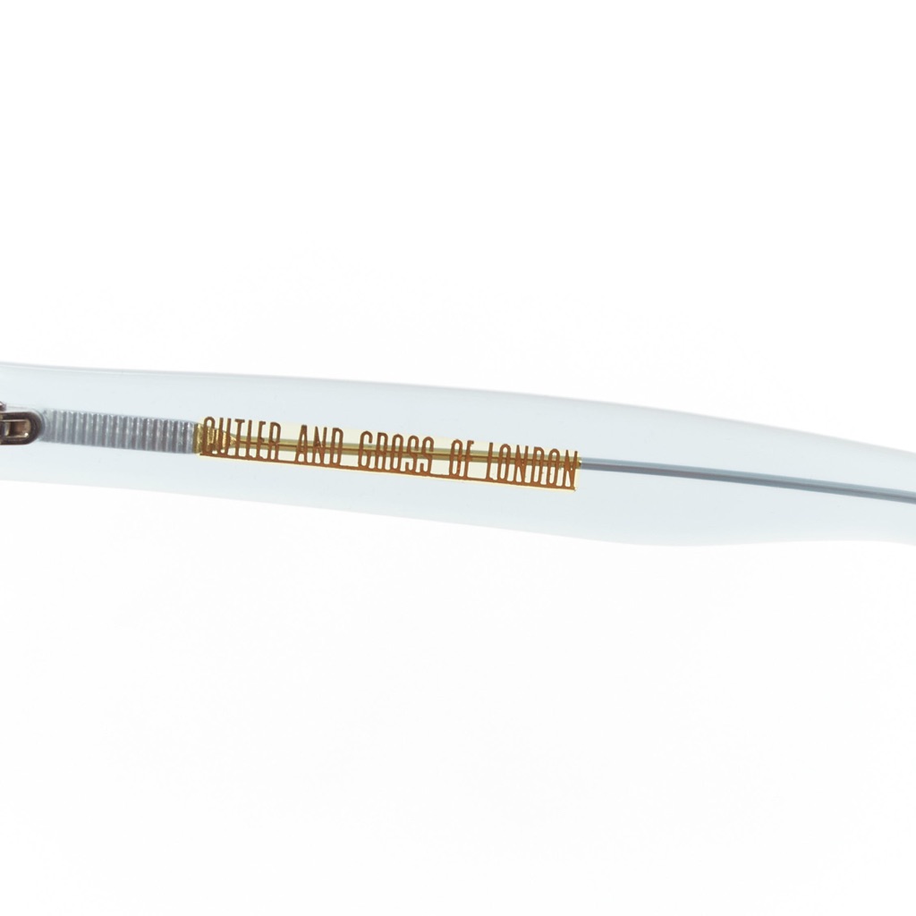 Cutler & Gross Gradient Frame Blue Sunglasses - Side view