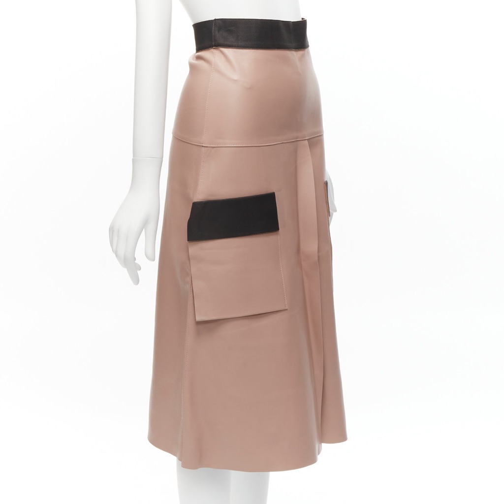 Dion Lee Leather Panel Skirt - Image 6
