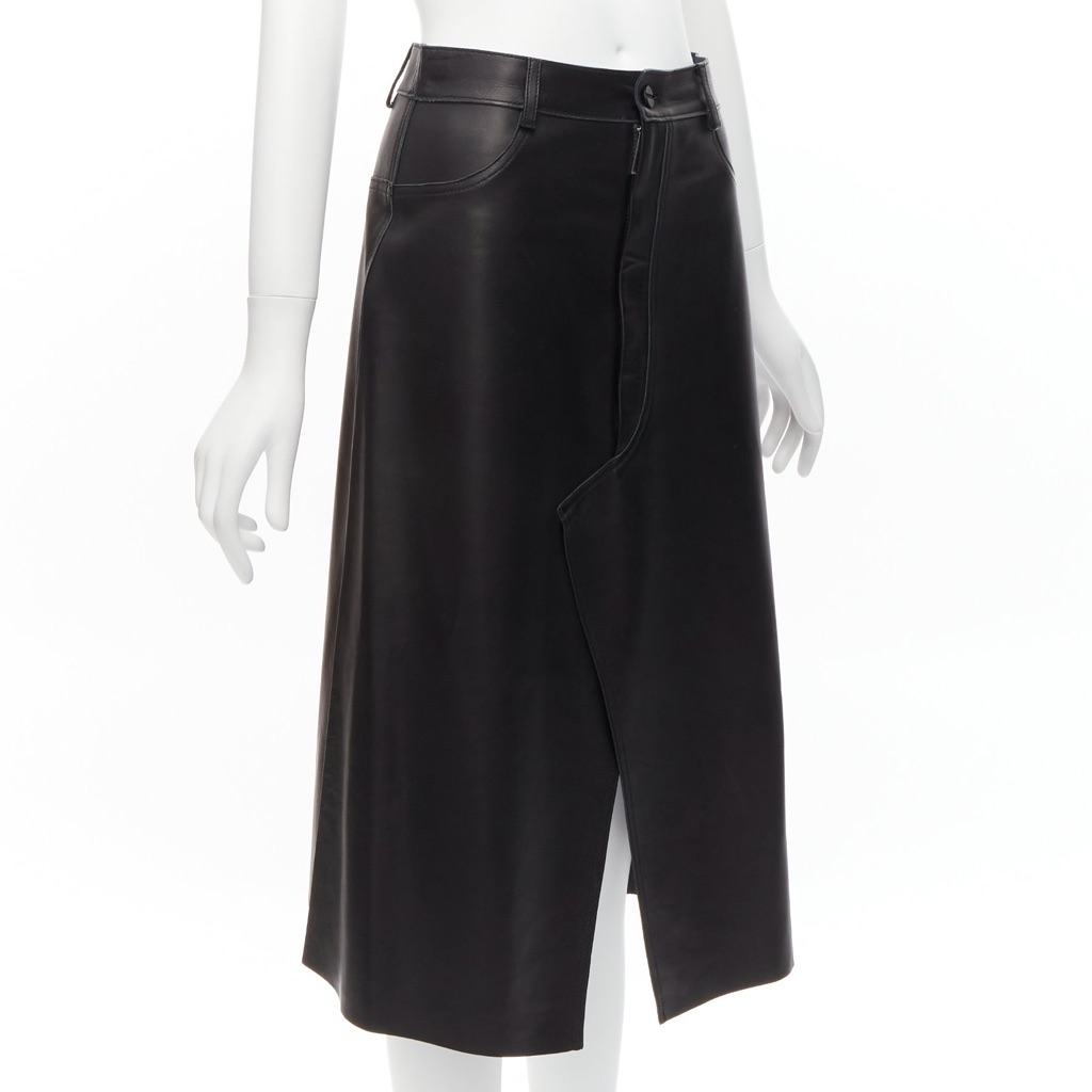 Dion Lee Leather Slit Skirt - Image 6