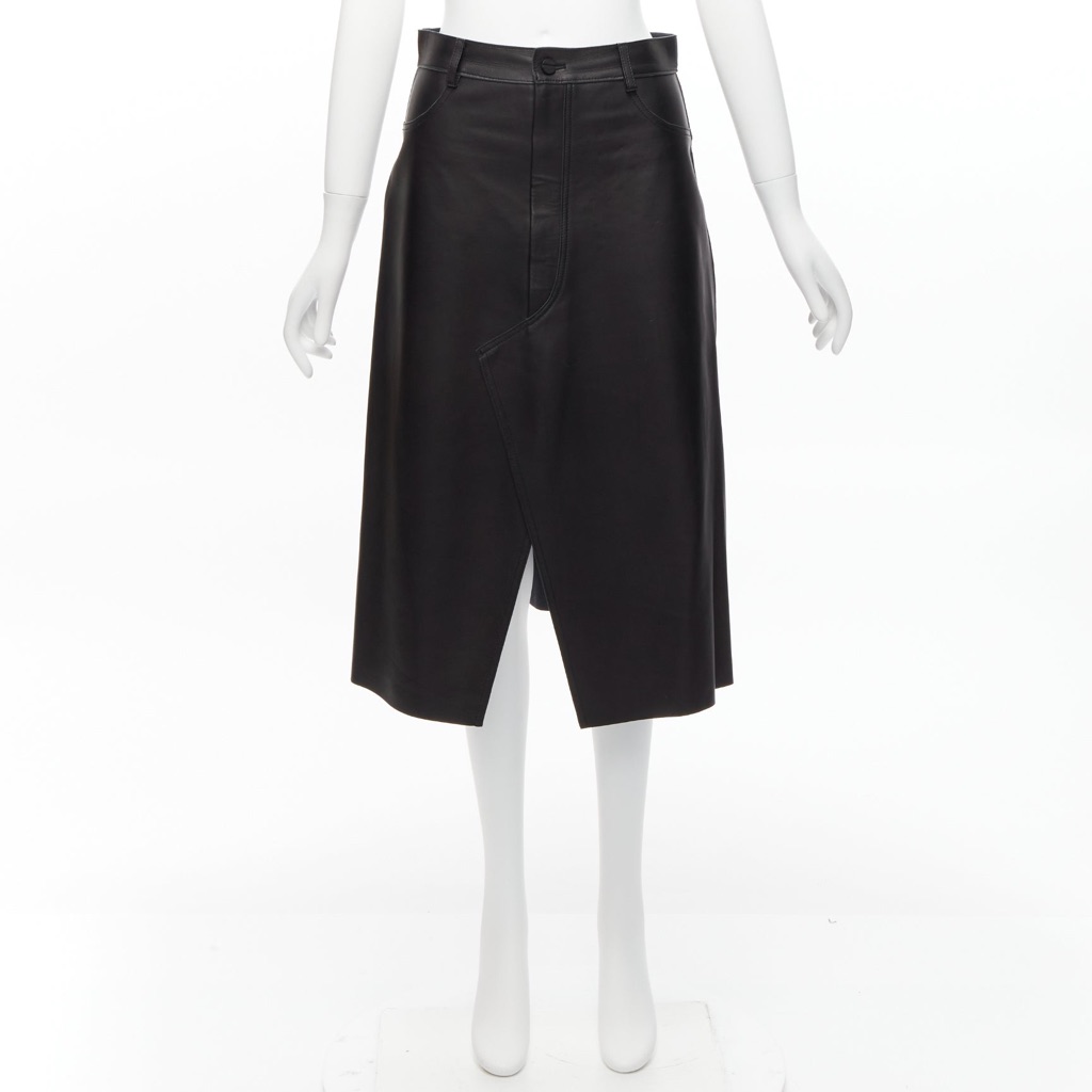 Dion Lee Leather Slit Skirt - Image 11