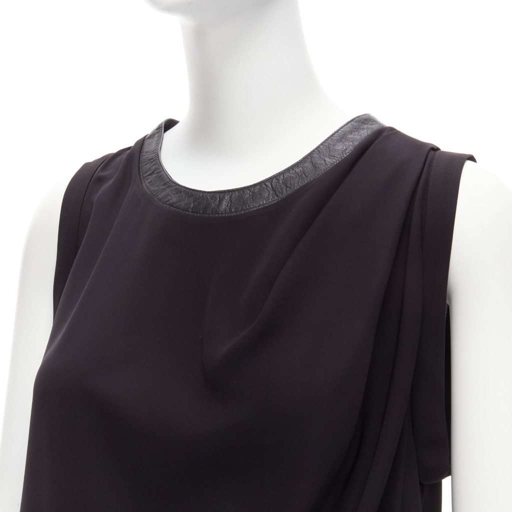 Dion Lee Leather Trim Tank - Back view