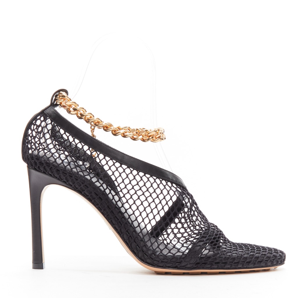 Bottega Veneta Mesh D'Orsay Sandals