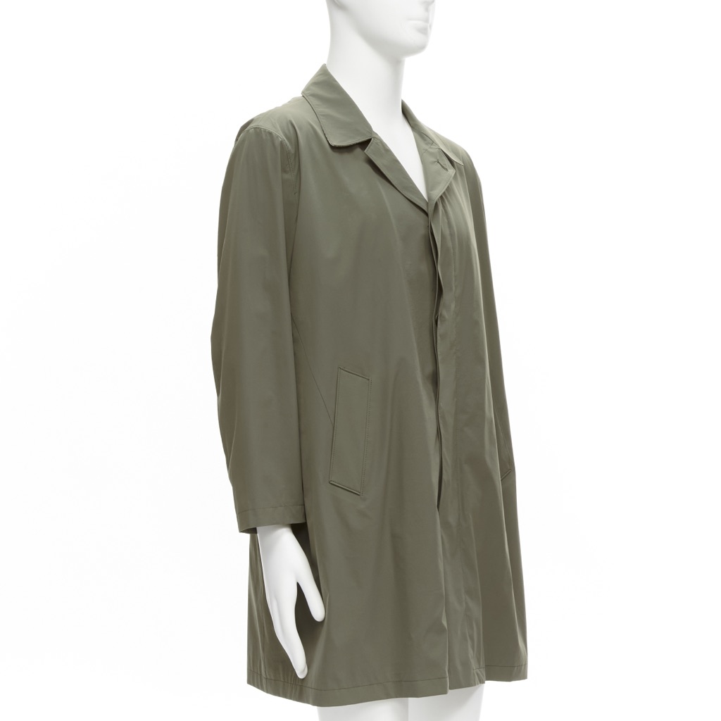 Loro Piana Green Longline Jacket - Image 6