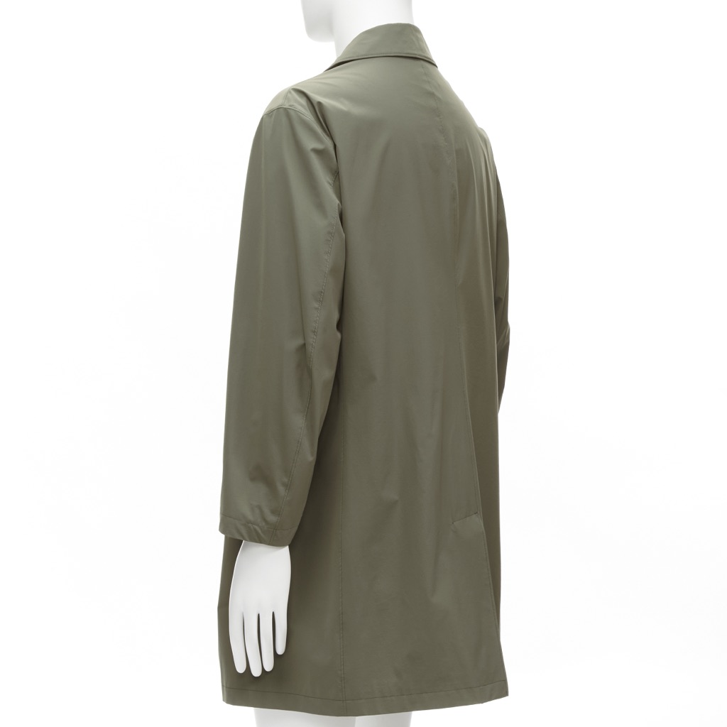 Loro Piana Green Longline Jacket - Detail 1