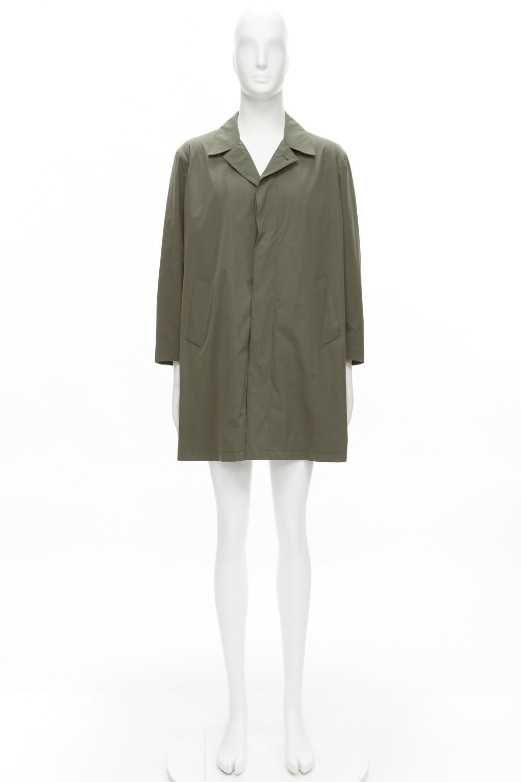 Loro Piana Green Longline Jacket - Image 12