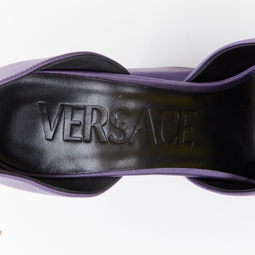 Versace Aevitas Purple Platform - Image 13