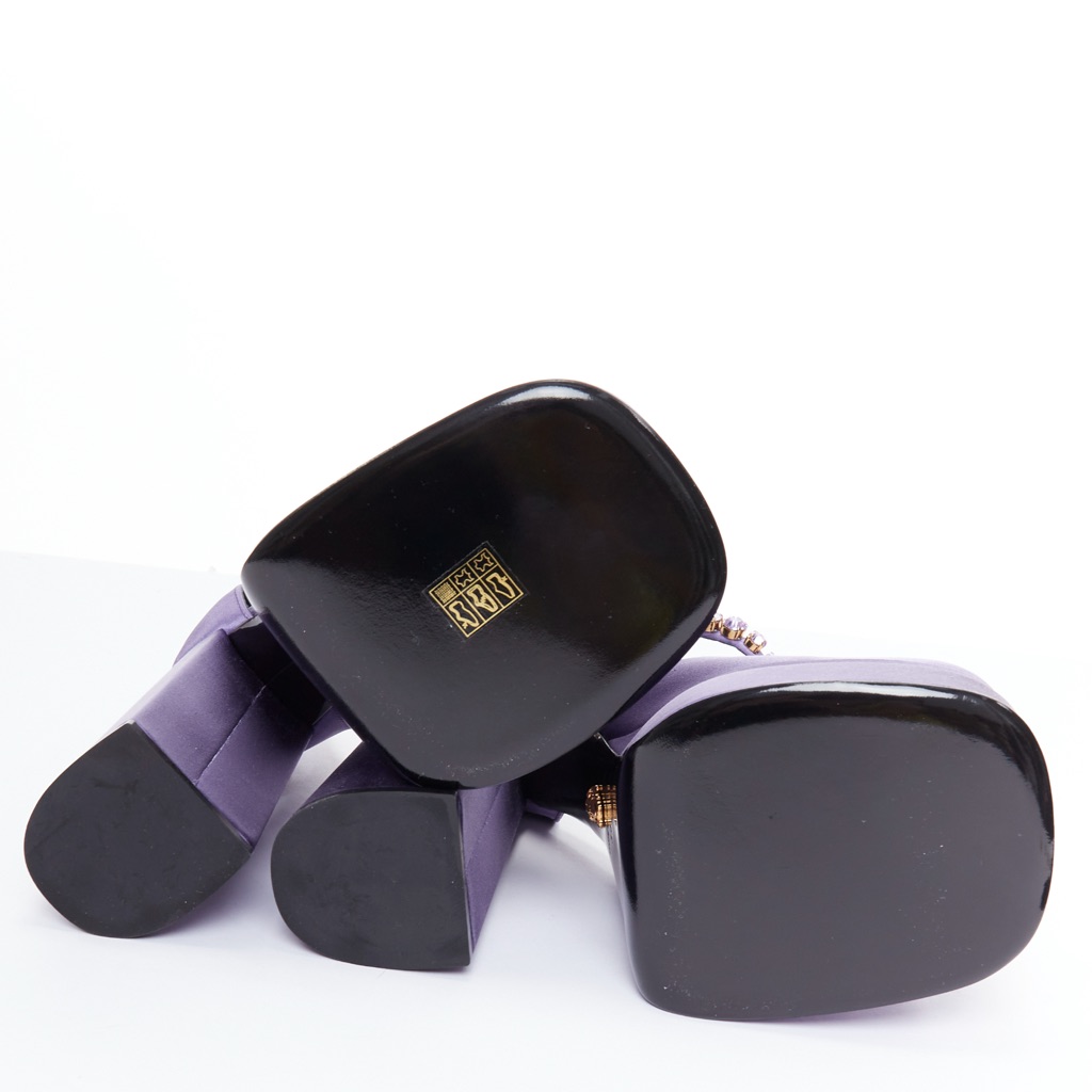 Versace Aevitas Purple Platform - Image 14