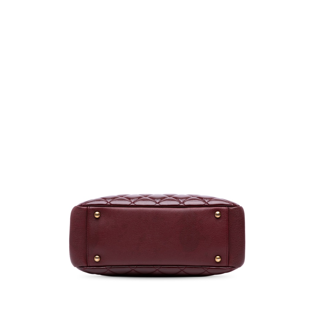 Chanel Paris Salzburg Small Patent and Goatskin CC Eyelet Tote - 3