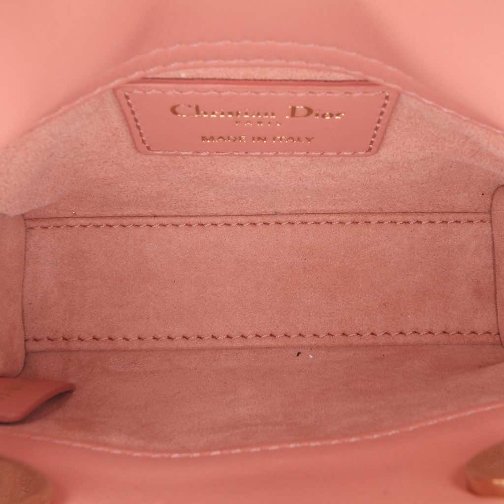 Dior Micro Lambskin Cannage Lady Dior - 4