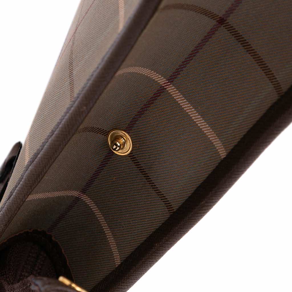 Burberry Vintage Check Canvas Clutch - Image 11