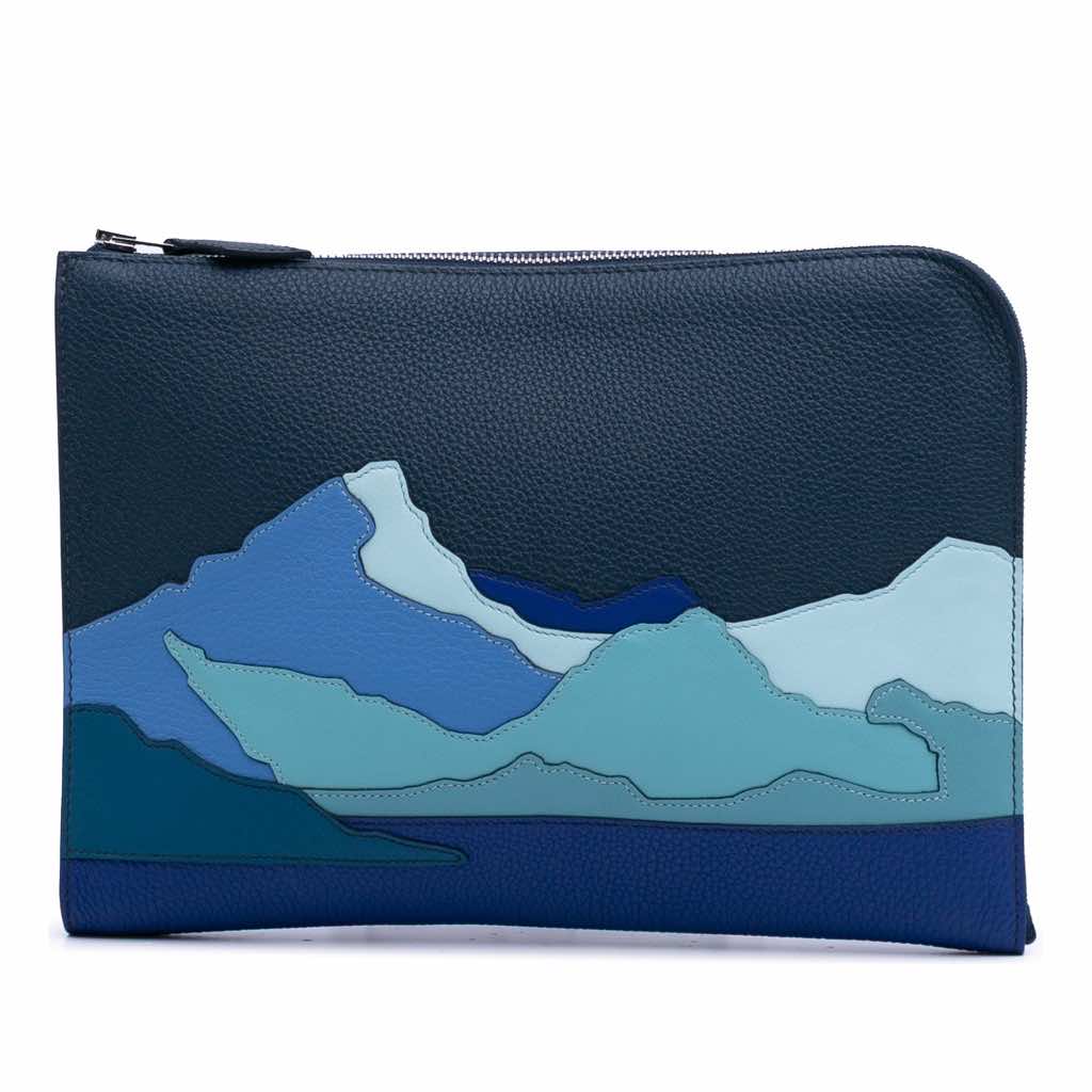 Hermès Togo Swift Endless Road Clutch